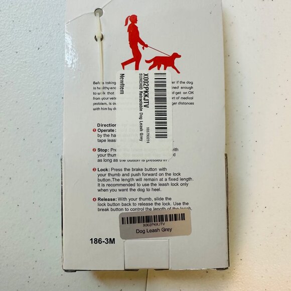 Pet Retractable Leash for Small Dogs Small Pet Leash Light Blue - Picture 5 of 6